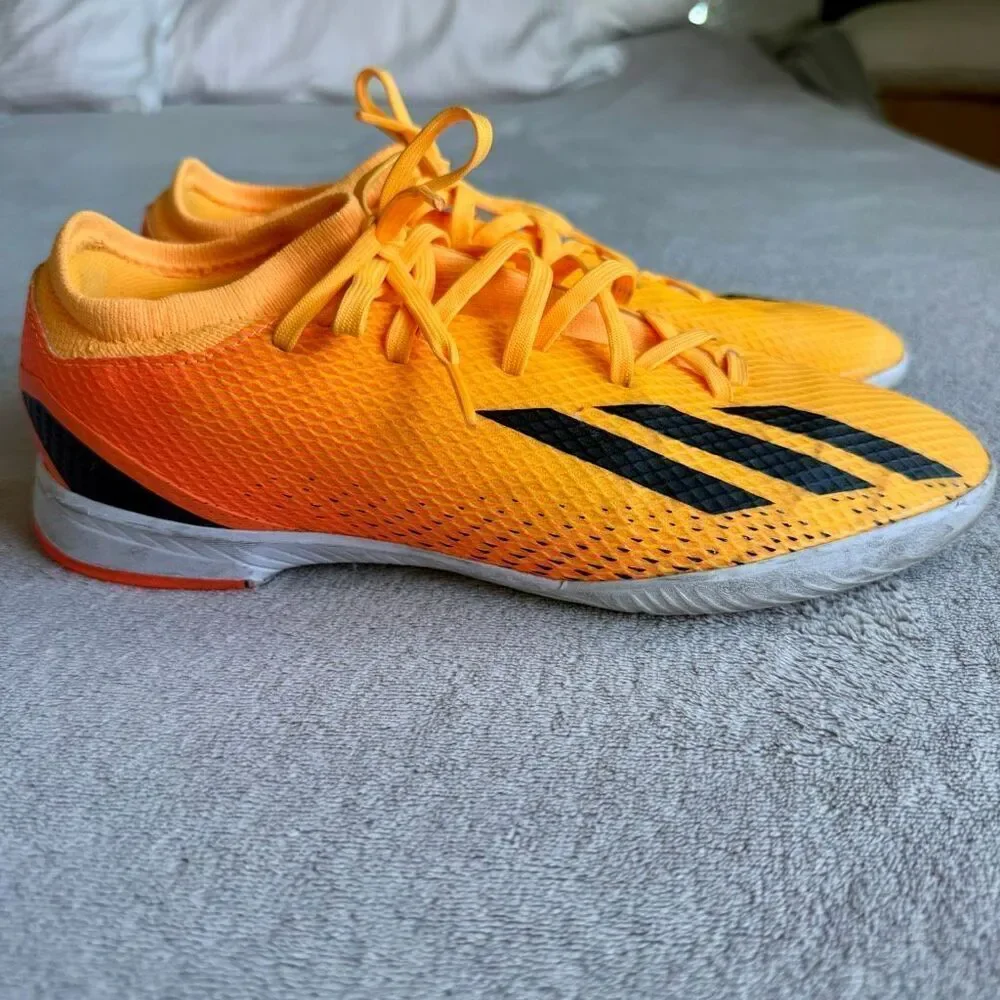 Adidas X Speedportal.3 GZ5064 Boys Orange Indoor Soccer Futsal Shoes